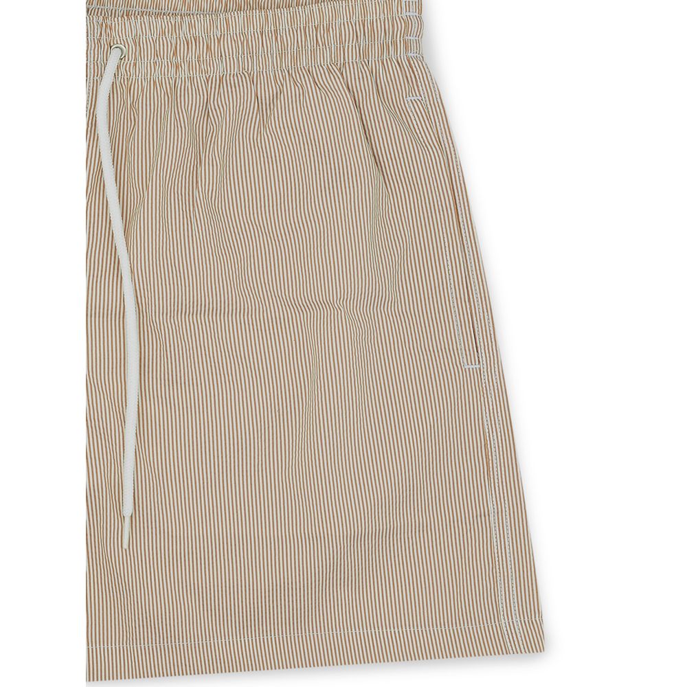 Beige Polyester Shorts