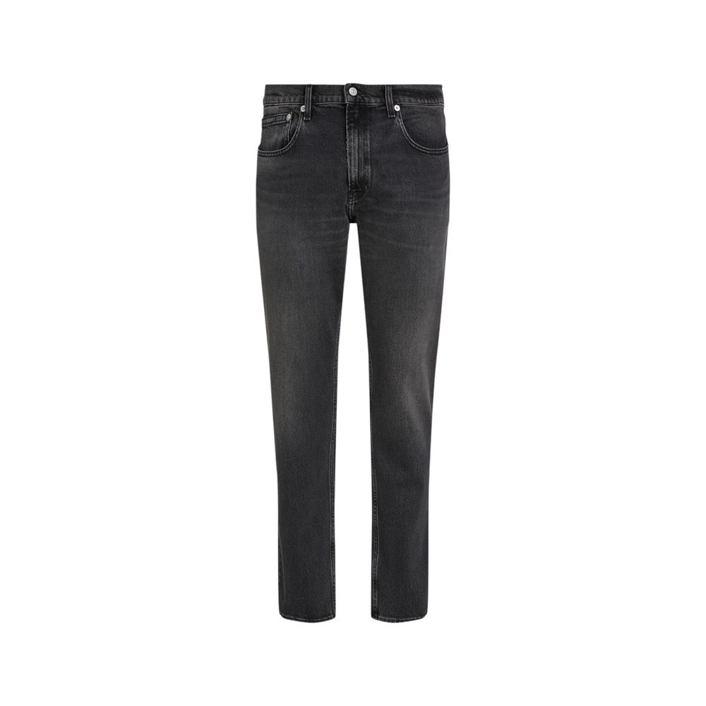 Black Cotton Skinny Jean
