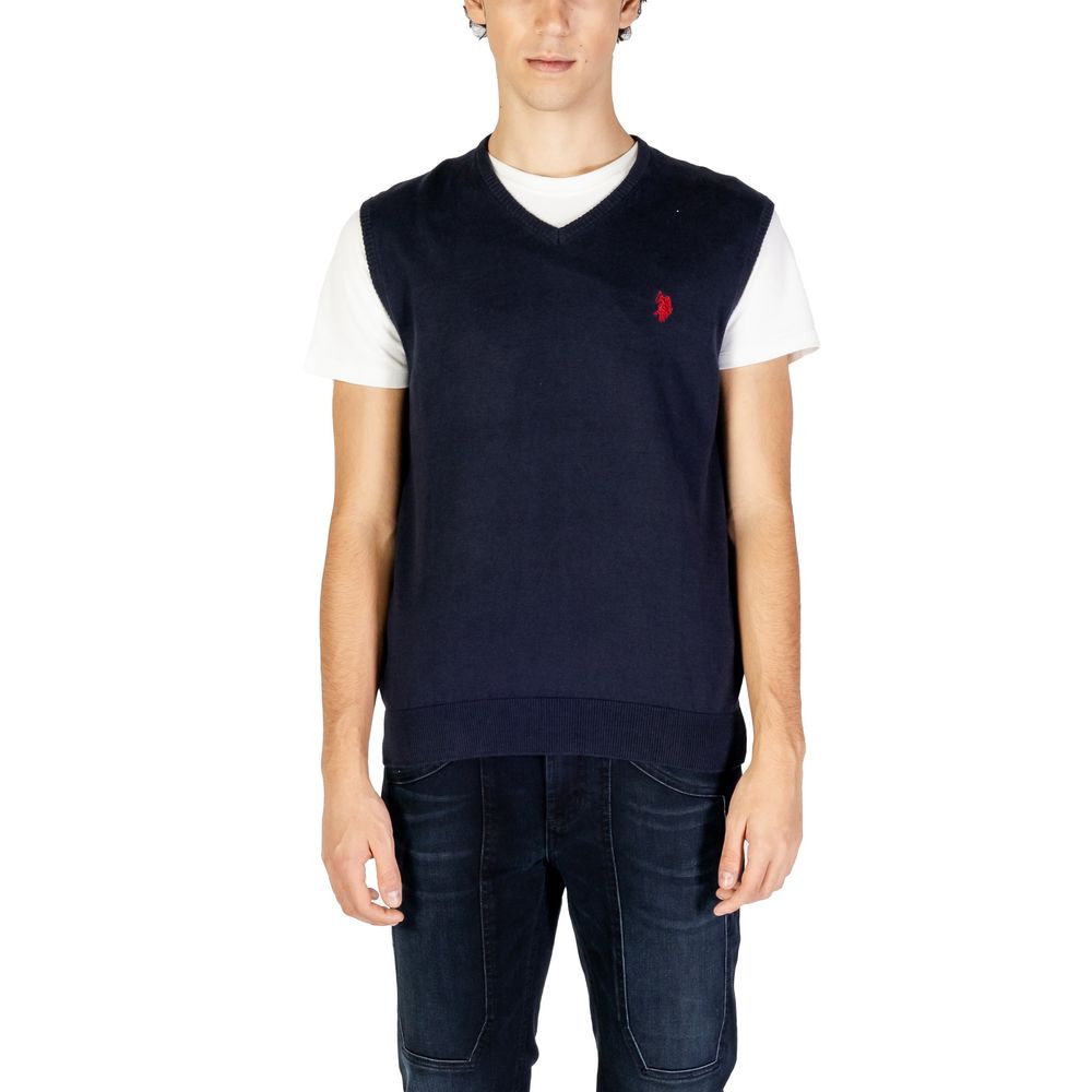 Blue Cotton Waistcoat
