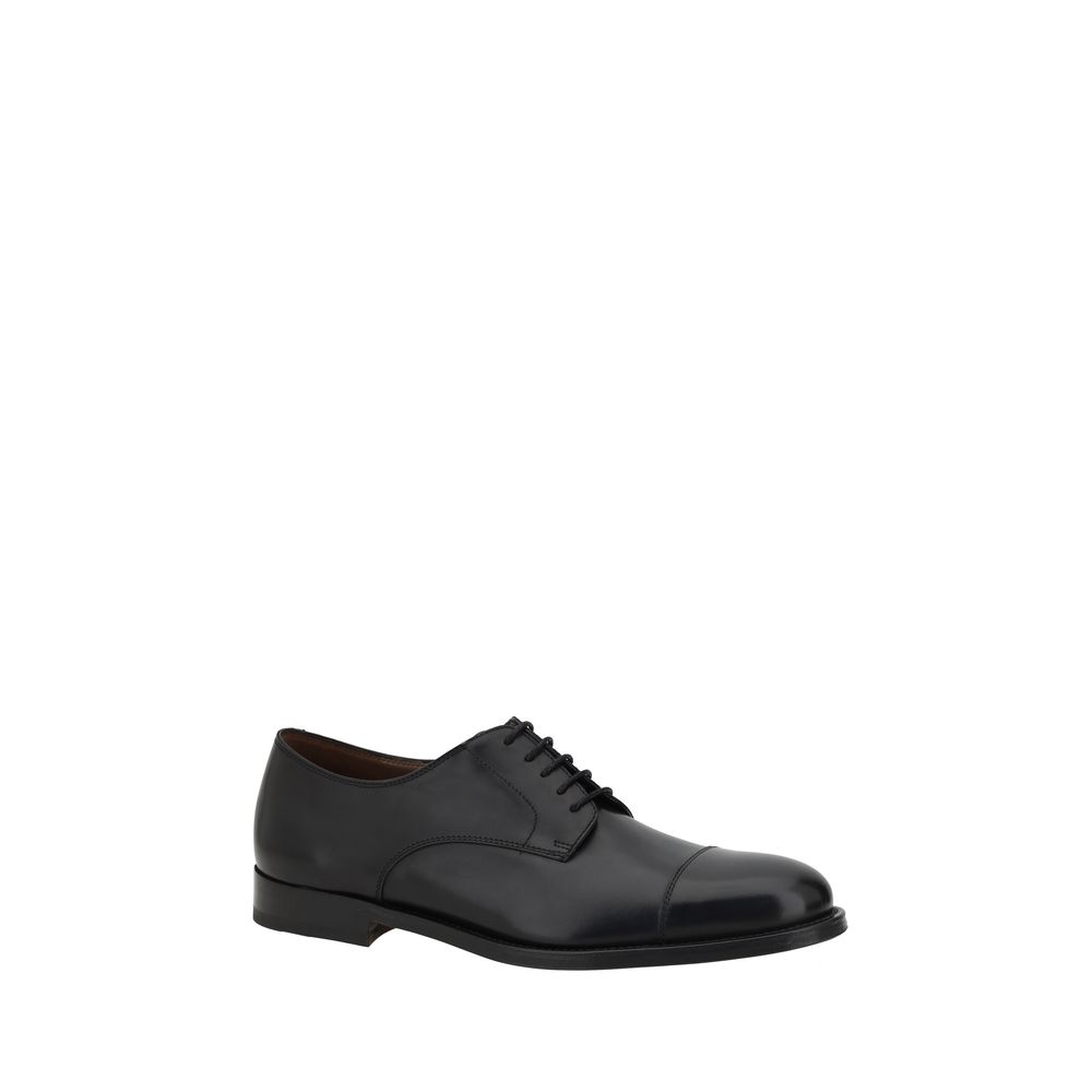 Black Calf Leather Bos Taurus Oxfords And Derbies