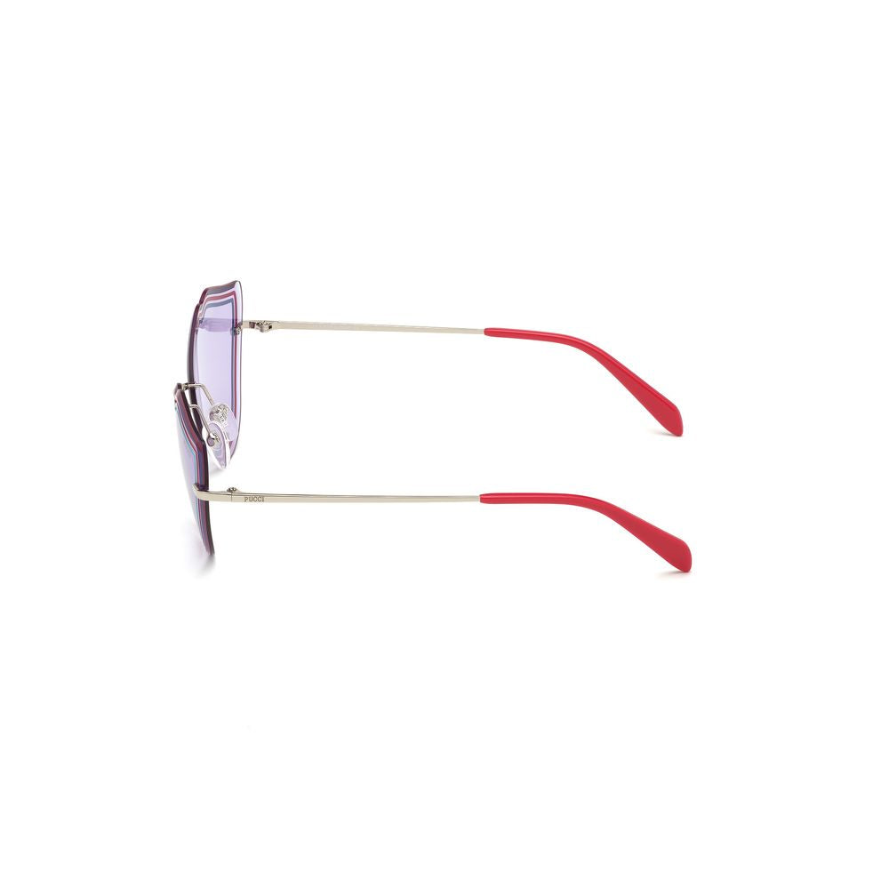Gray Metal Sunglasses