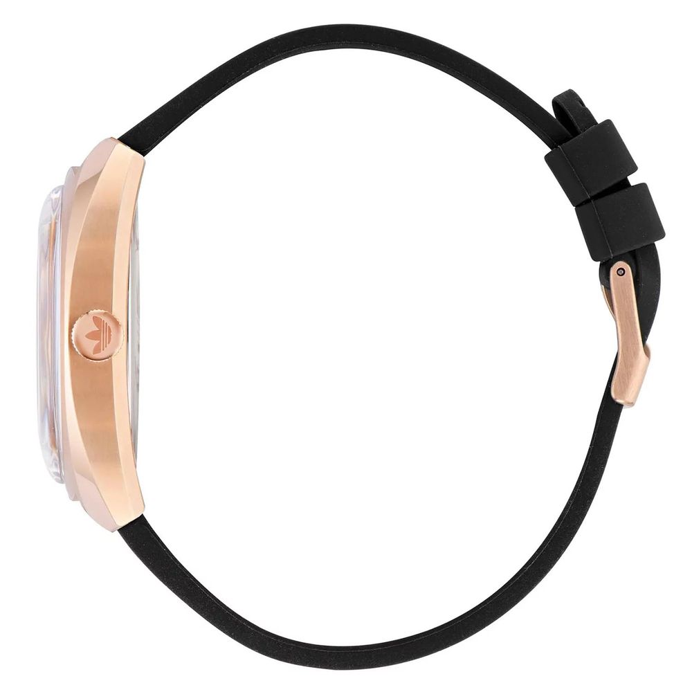 Black Synthetic Dress Watch