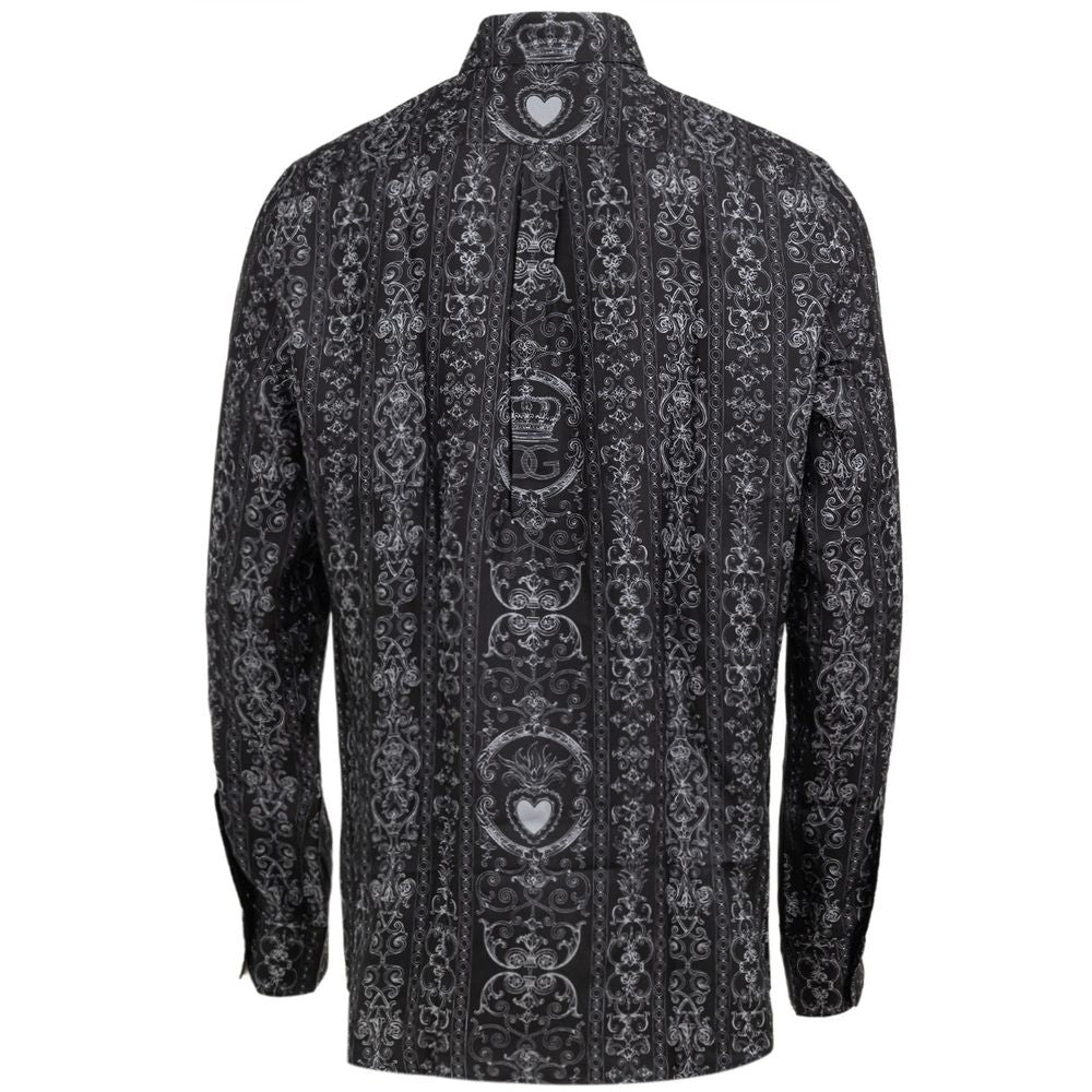 Gray Silk Pattern Shirt