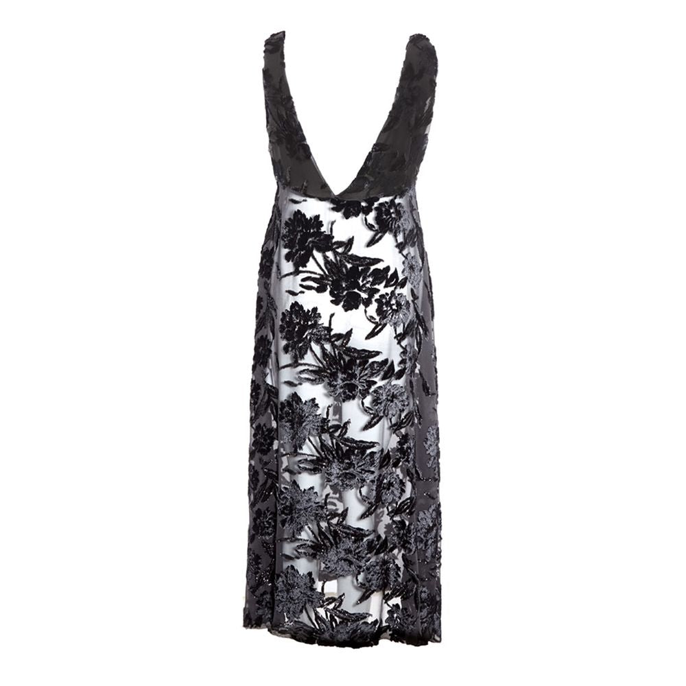 Black Viscose Cocktail Dress