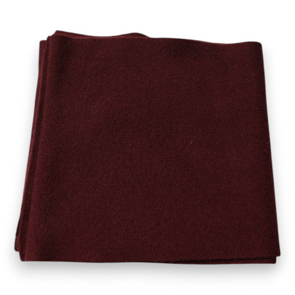 Maroon Cashmere Skinny Neck Wrap Scarf