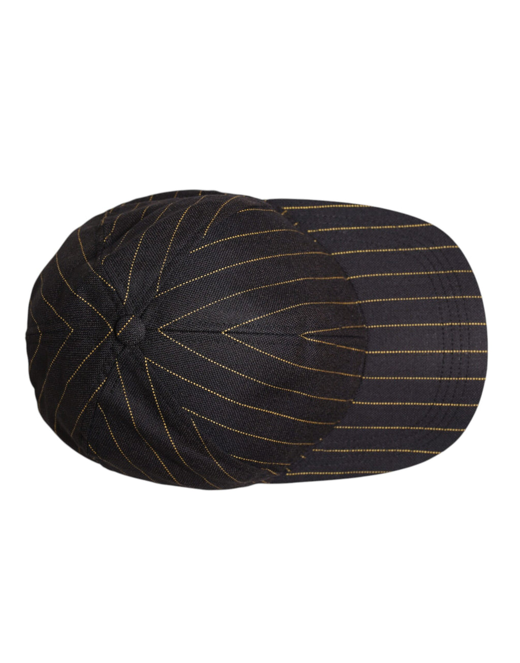 Brown Stripes Cotton 6 Panels Baseball Cap