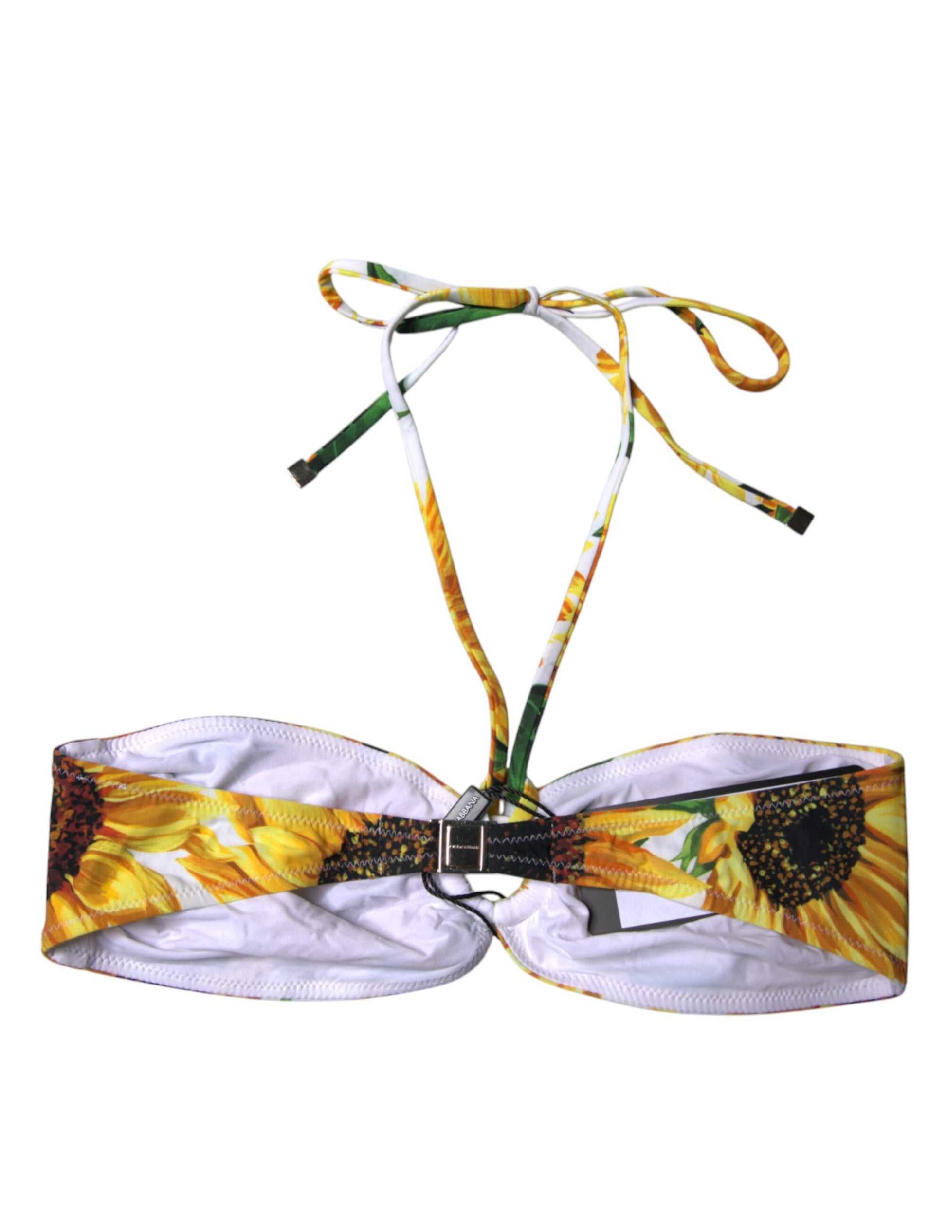 Multicolor Floral Halter Beachwear Bikini Top Swimwear
