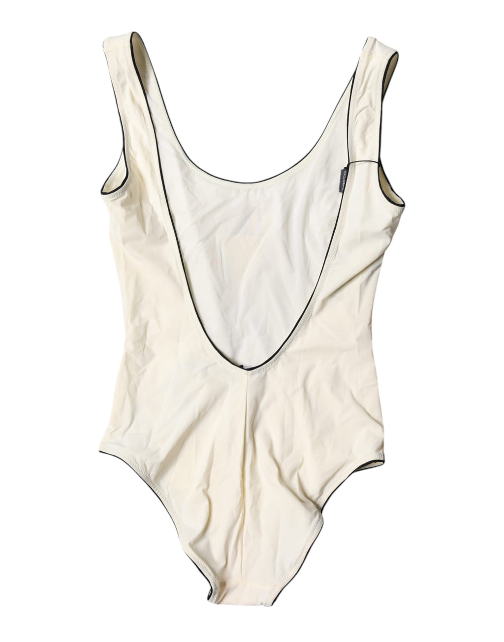 White Black Logo One Piece Beachwear Swimwear