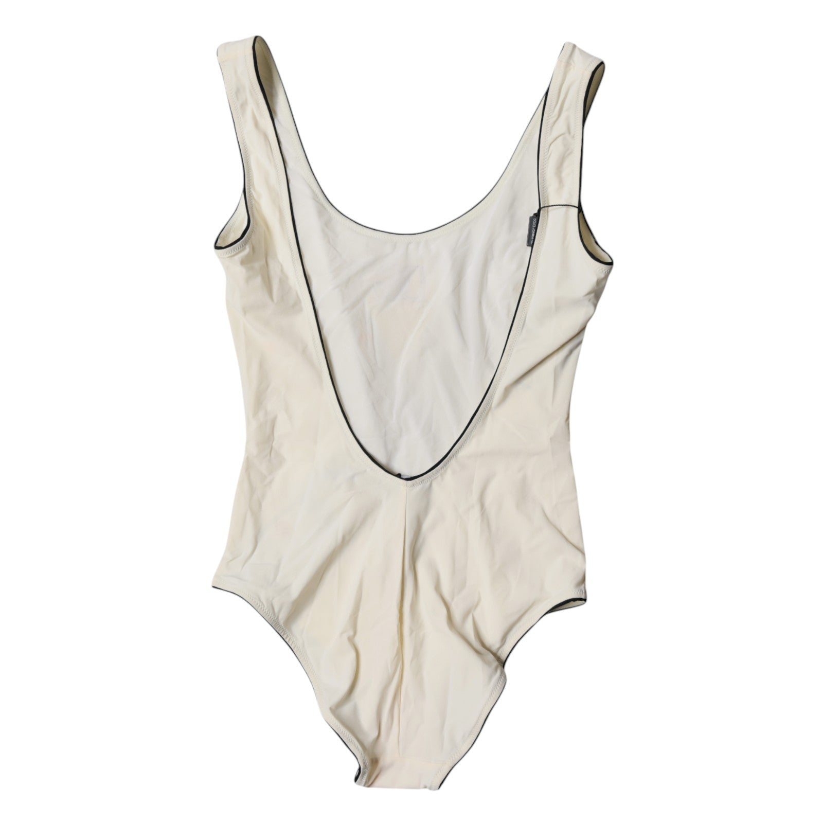 White Black Logo One Piece Beachwear Swimwear