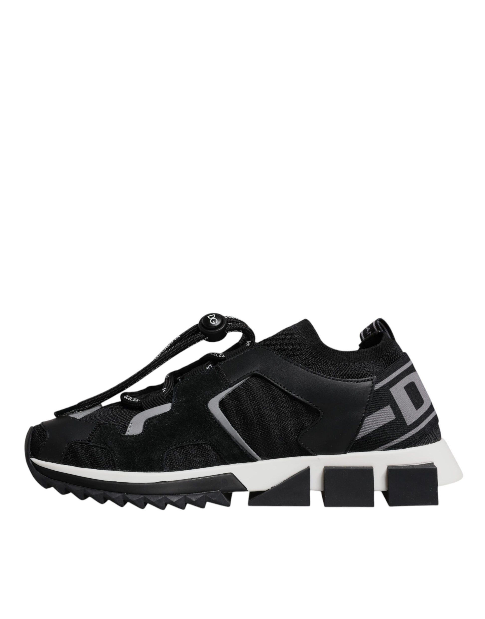 Black Mesh Sorrento Trekking Sneakers Shoes