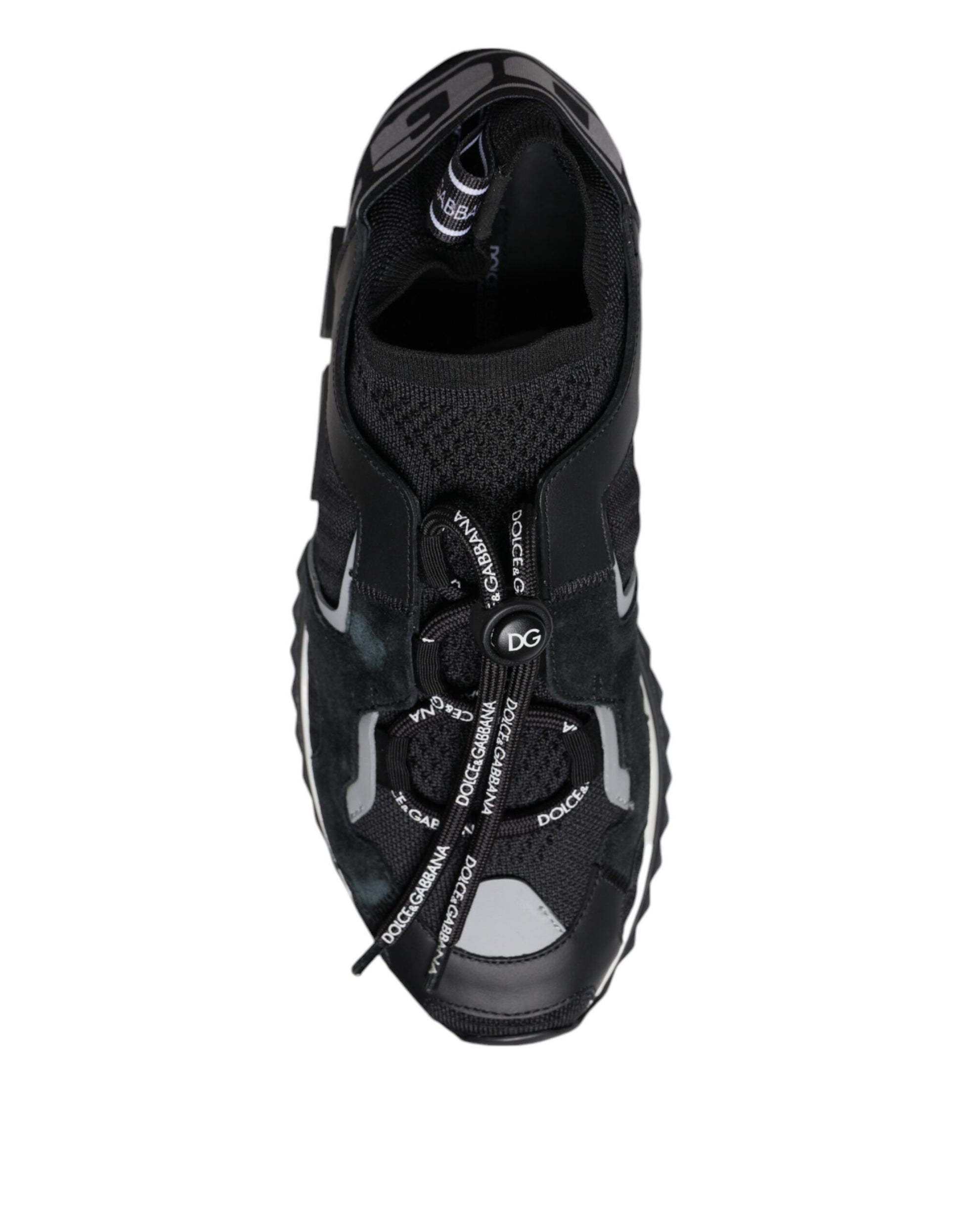 Black Mesh Sorrento Trekking Sneakers Shoes