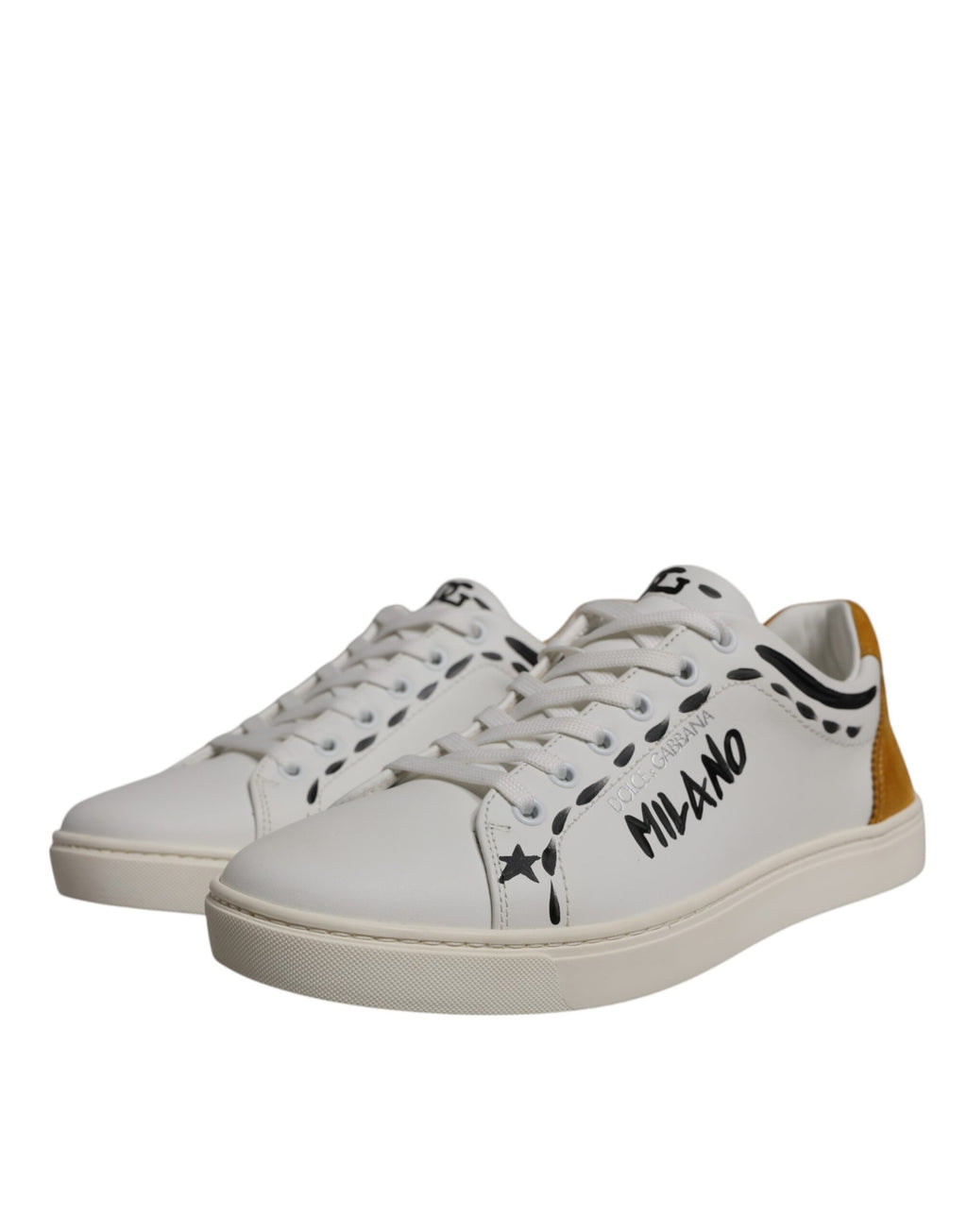 White Suede Leather Low Top Sneakers Shoes