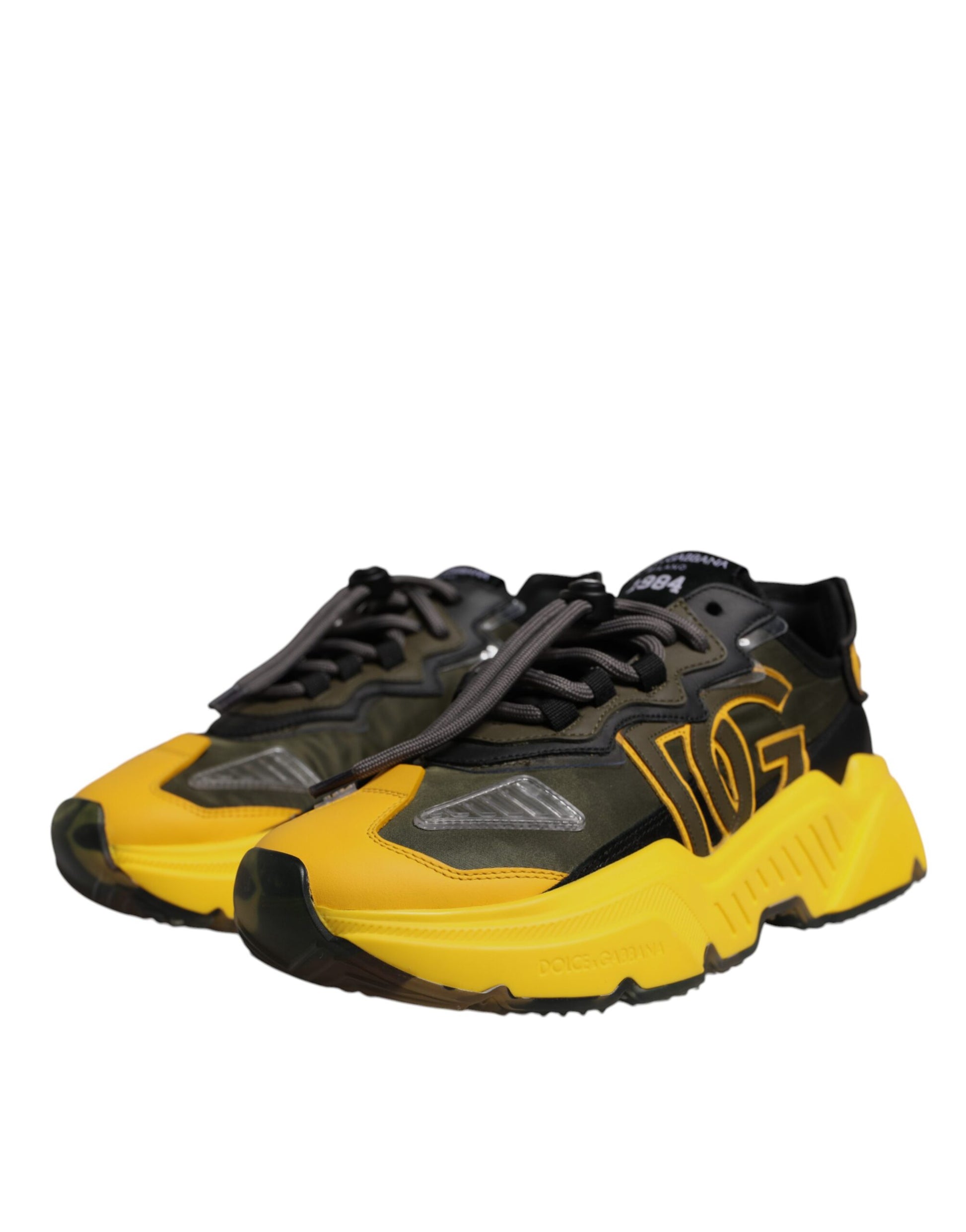 Yellow Black Daymaster Low Top Sneaker Shoes