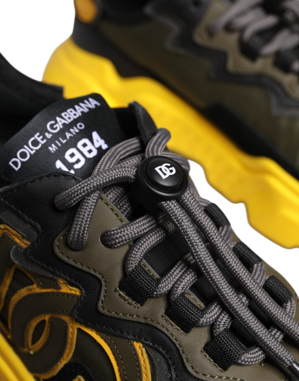 Yellow Black Daymaster Low Top Sneaker Shoes