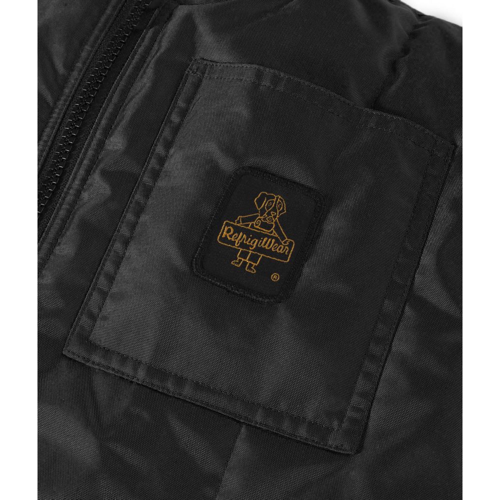 Black Polyester Men Vest