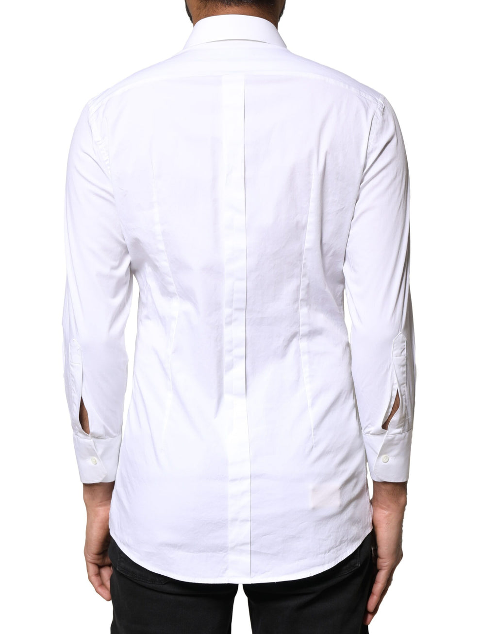White GOLD Cotton Long Sleeves Men Dress Shirt