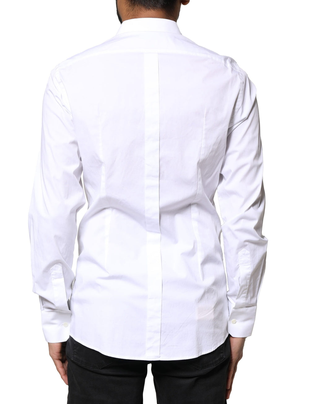 White GOLD Cotton Long Sleeves Dress Shirt