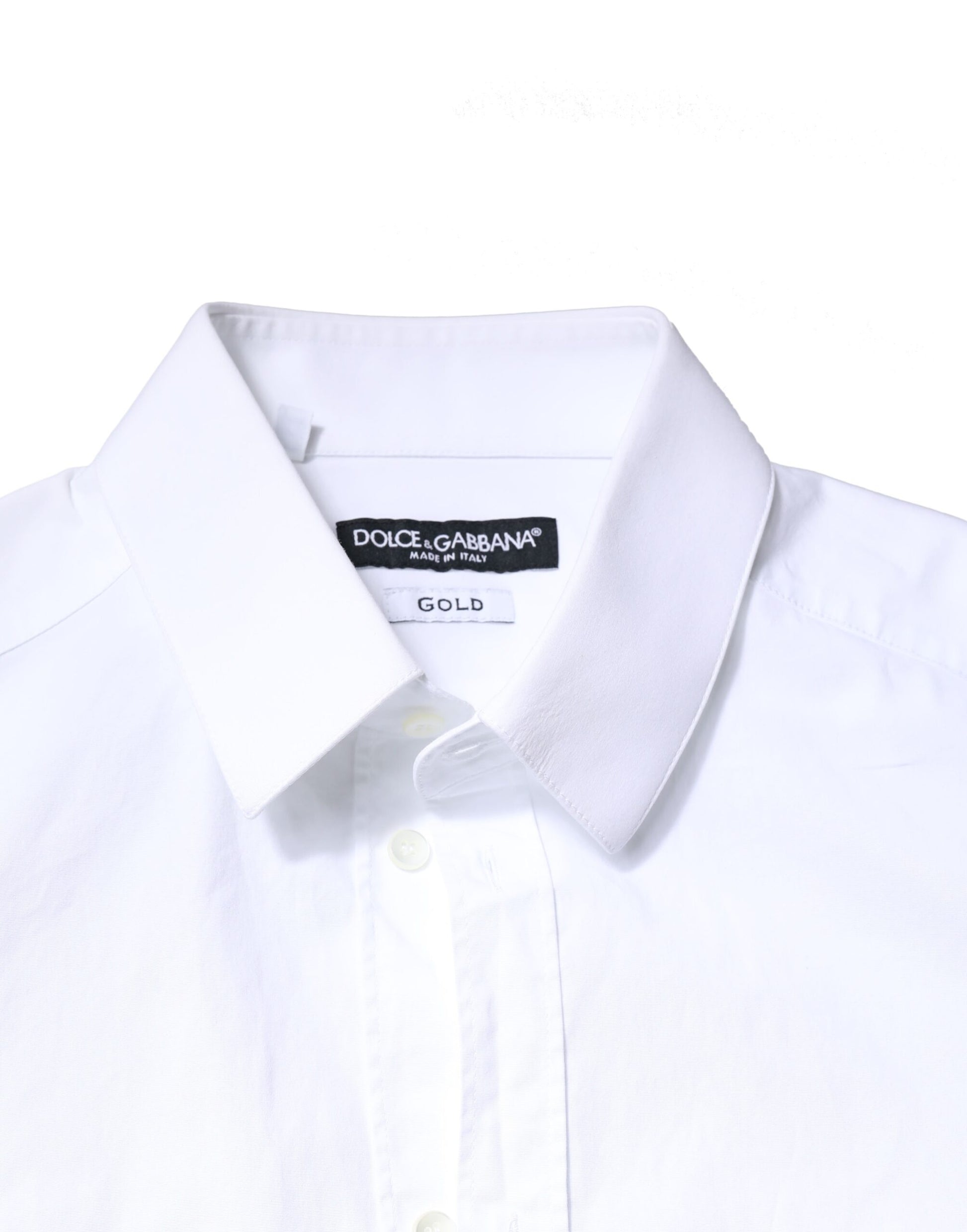 White GOLD Cotton Long Sleeves Dress Shirt