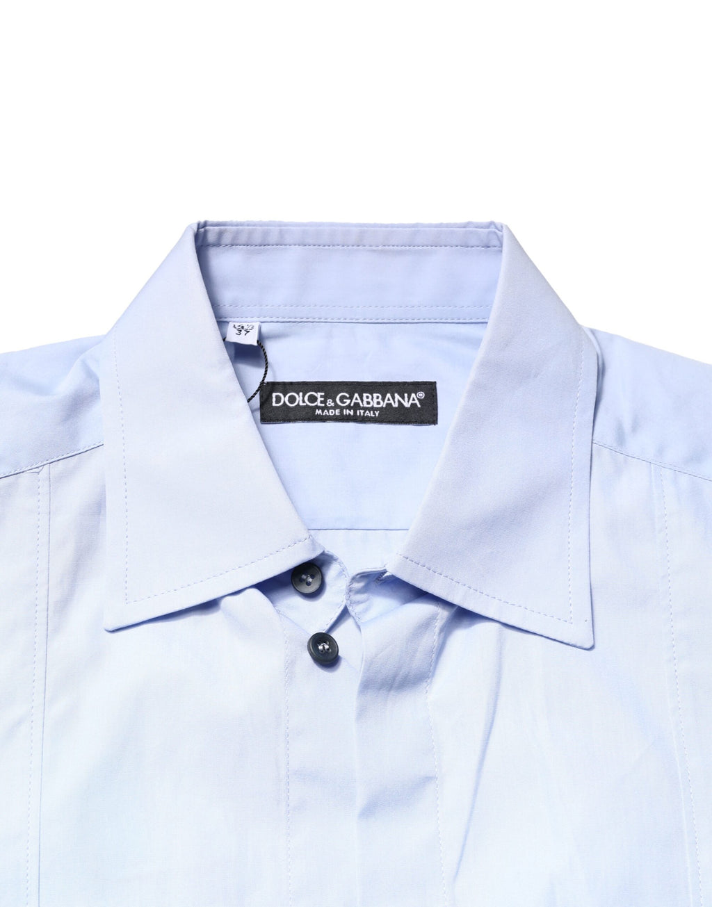 Light Blue Cotton Long Sleeves Dress Shirt