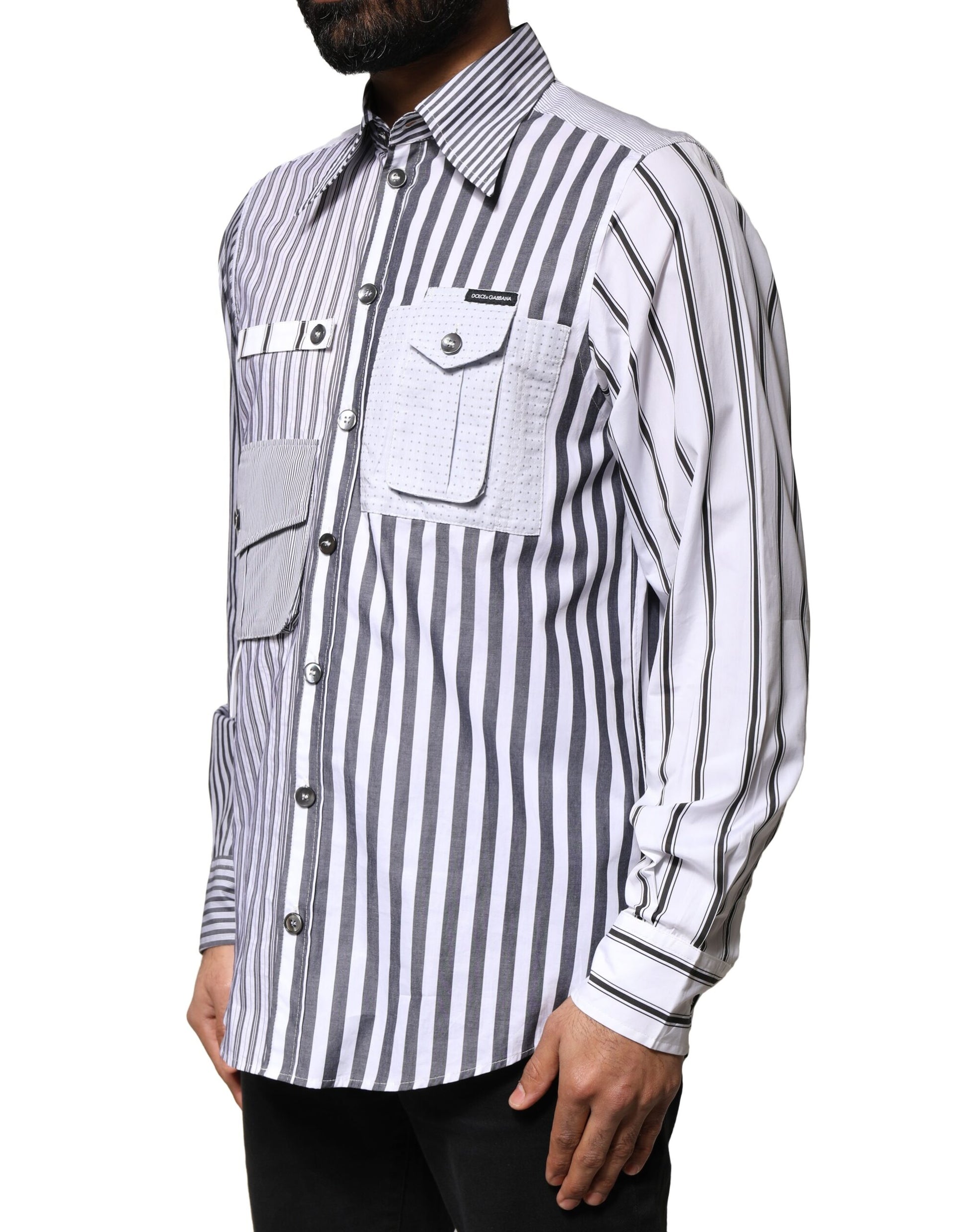 Multicolor Striped Button Down Casual Shirt