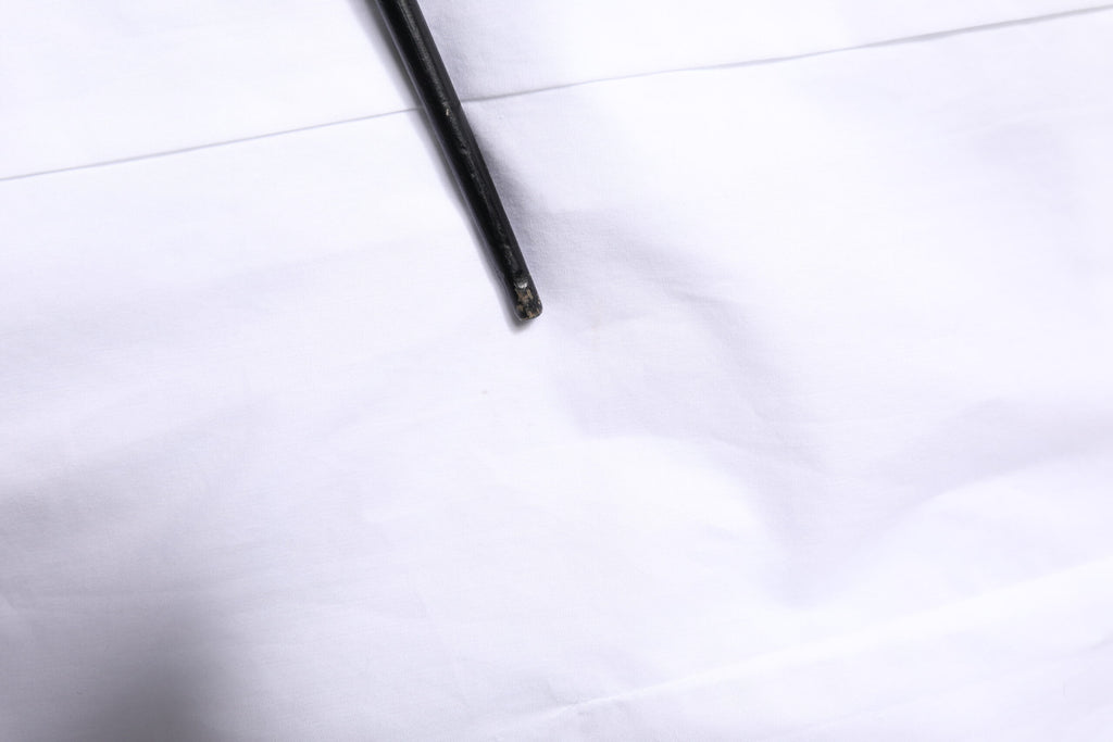 White GOLD Cotton Poplin Bib Formal Men Dress Shirt