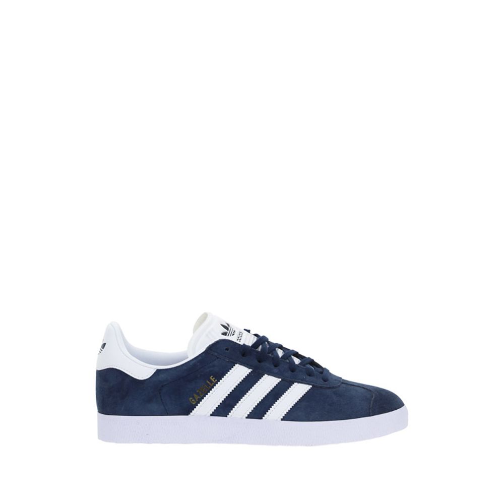 Blue Nubuc Leather Low Top Sneakers