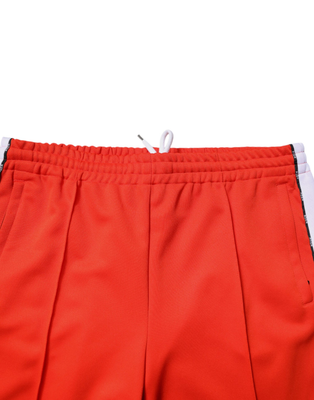 Red White Mid Waist Men Jogger Sweatpants Pants