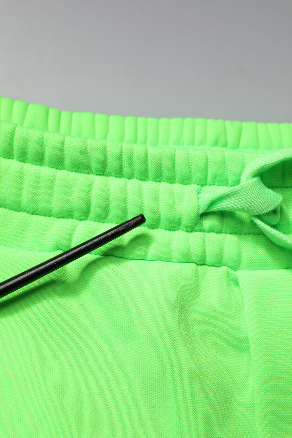 Neon Green Cargo Jogger Men Sweatpants Pants