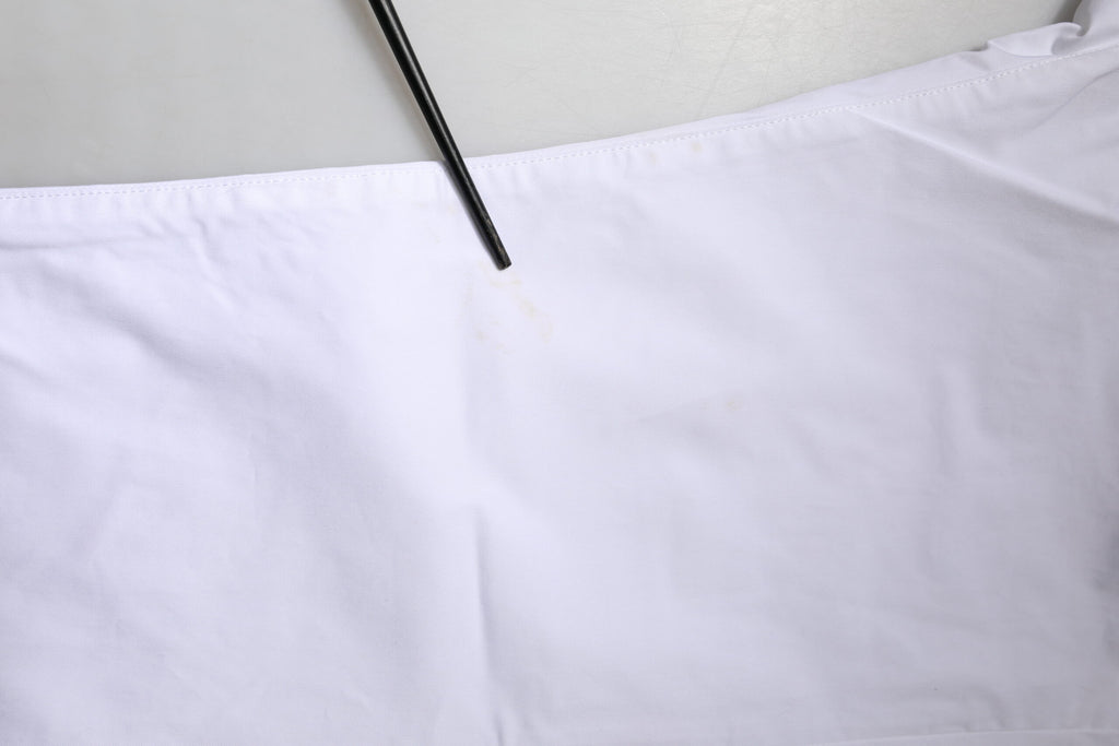 White Cotton Stretch Skinny Dress Formal Pants