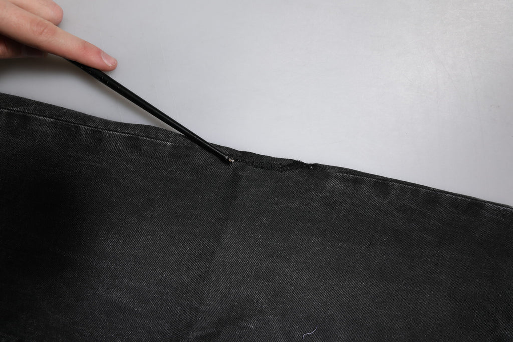 Black Cotton Stretch Men Skinny Denim Jeans