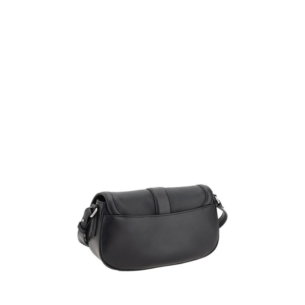 Black Calf Leather Bos Taurus Shoulder Bag