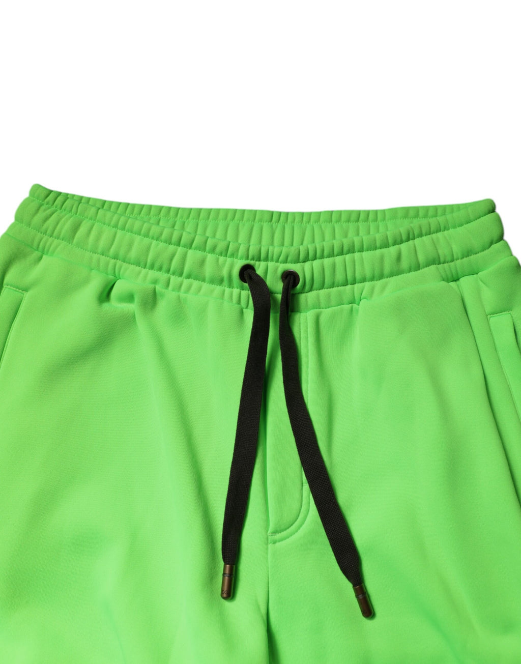 Green Patchwork Cargo Bermuda Shorts
