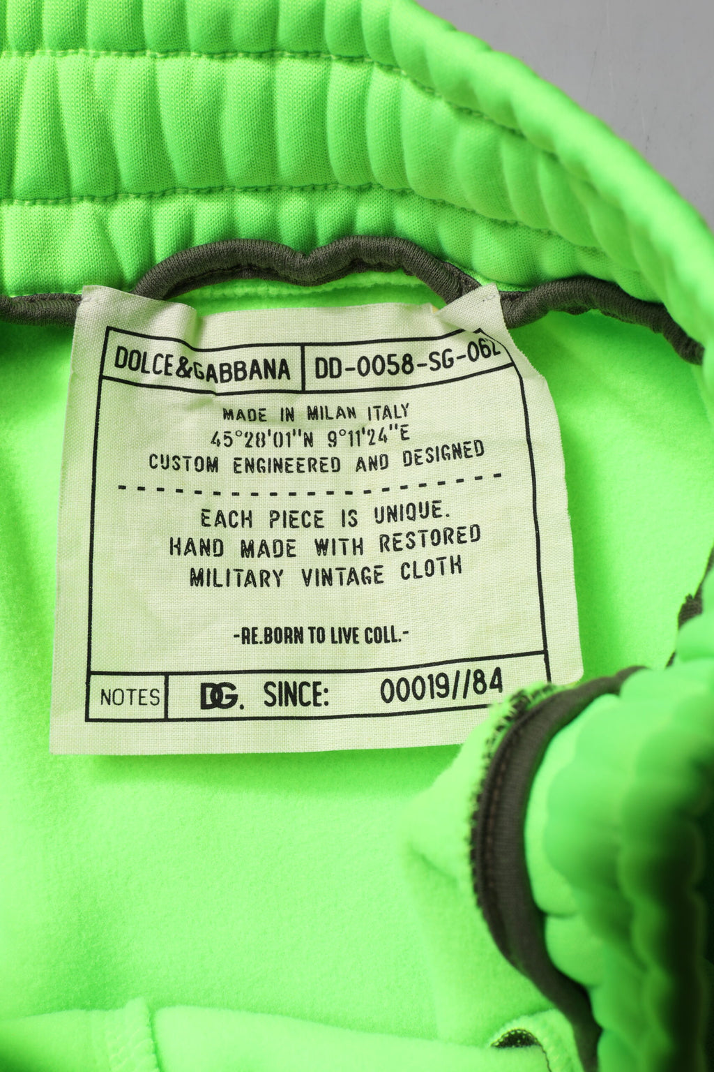 Green Patchwork Cargo Bermuda Shorts