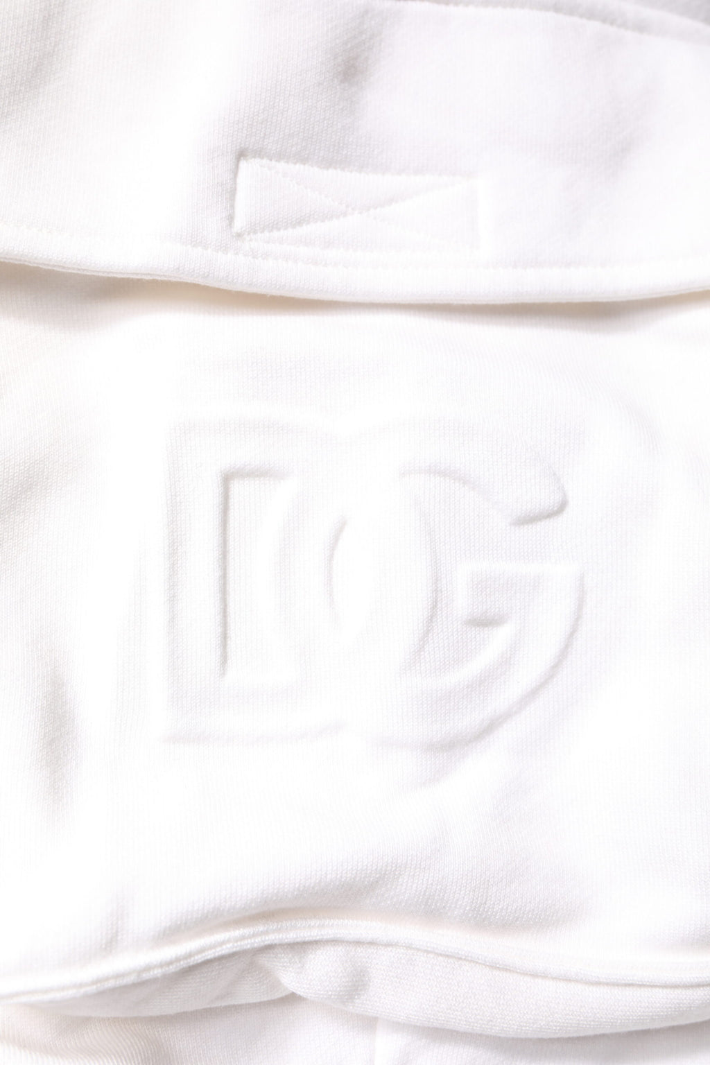 White Cotton Cargo Bermuda Sweatshorts Shorts