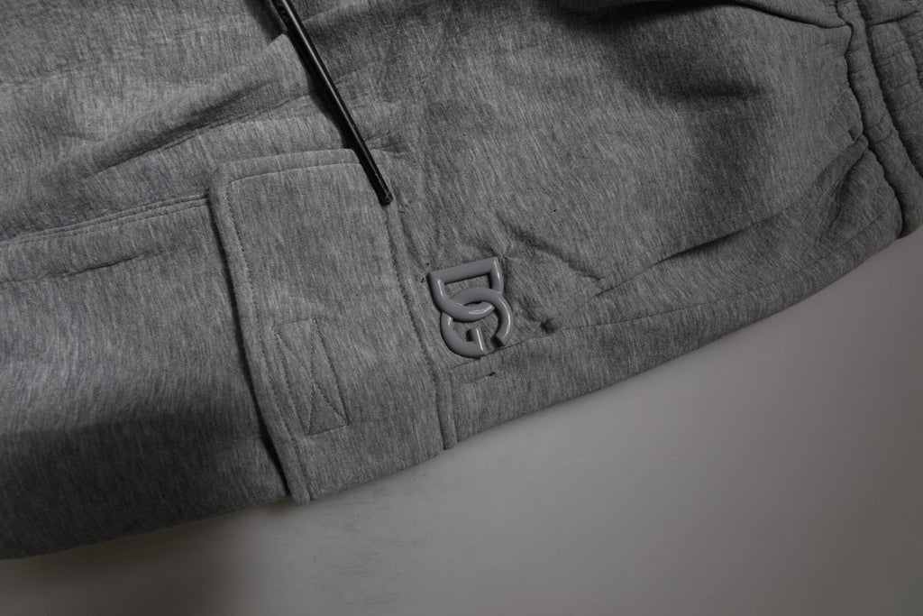 Gray Cotton Cargo Bermuda Sweatshorts Shorts