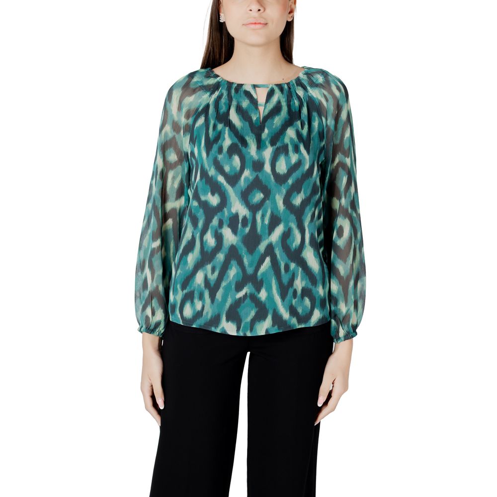 Green Polyester Blouse