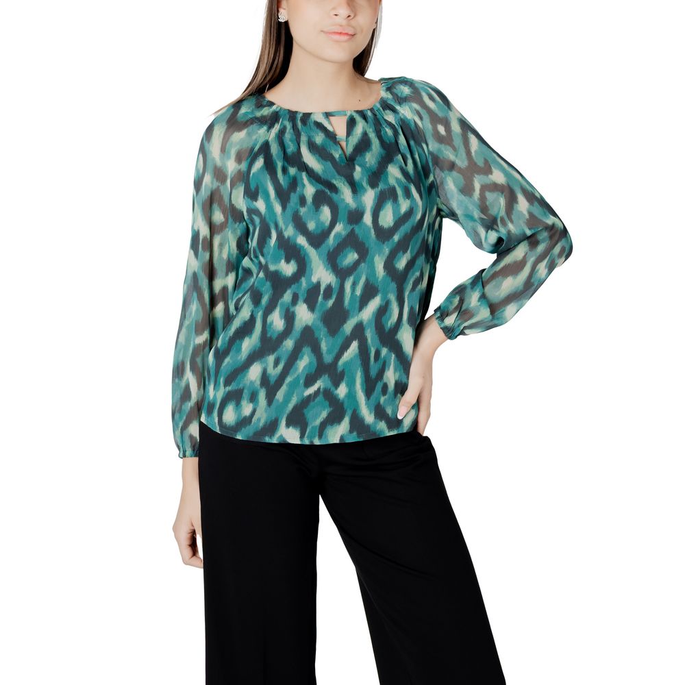 Green Polyester Blouse