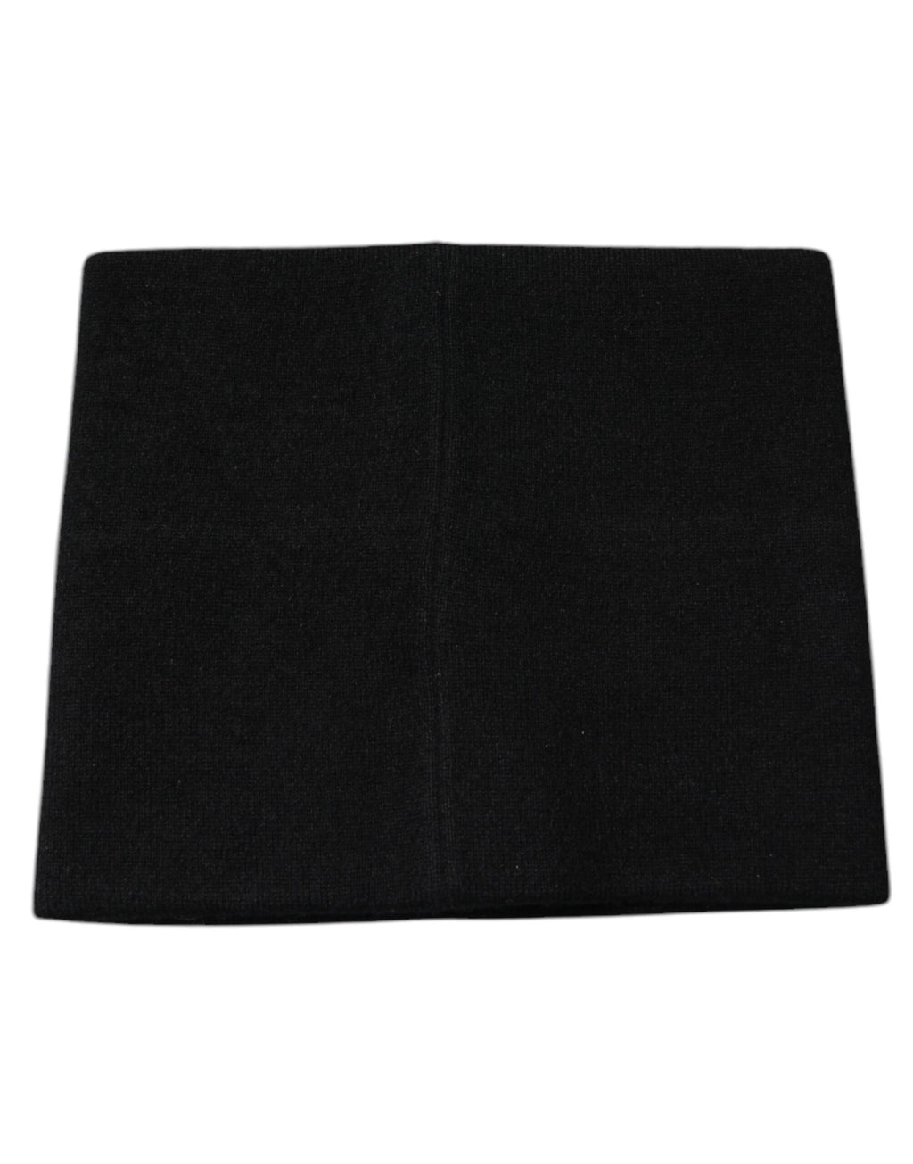 Black Cashmere DG Logo Square Handkerchief Scarf