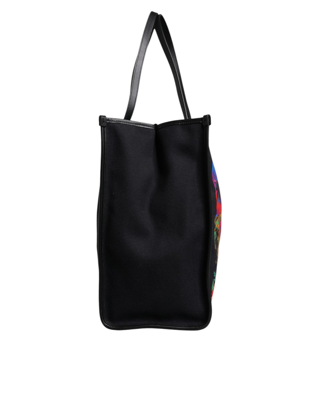 Multicolor Graphic Printed Top Handle Shopping Tote Bag