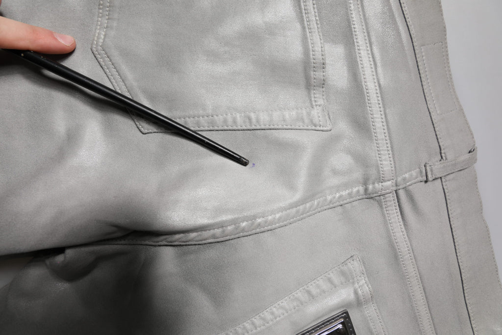 Gray Cotton Stretch Men Slim Fit Denim Jeans