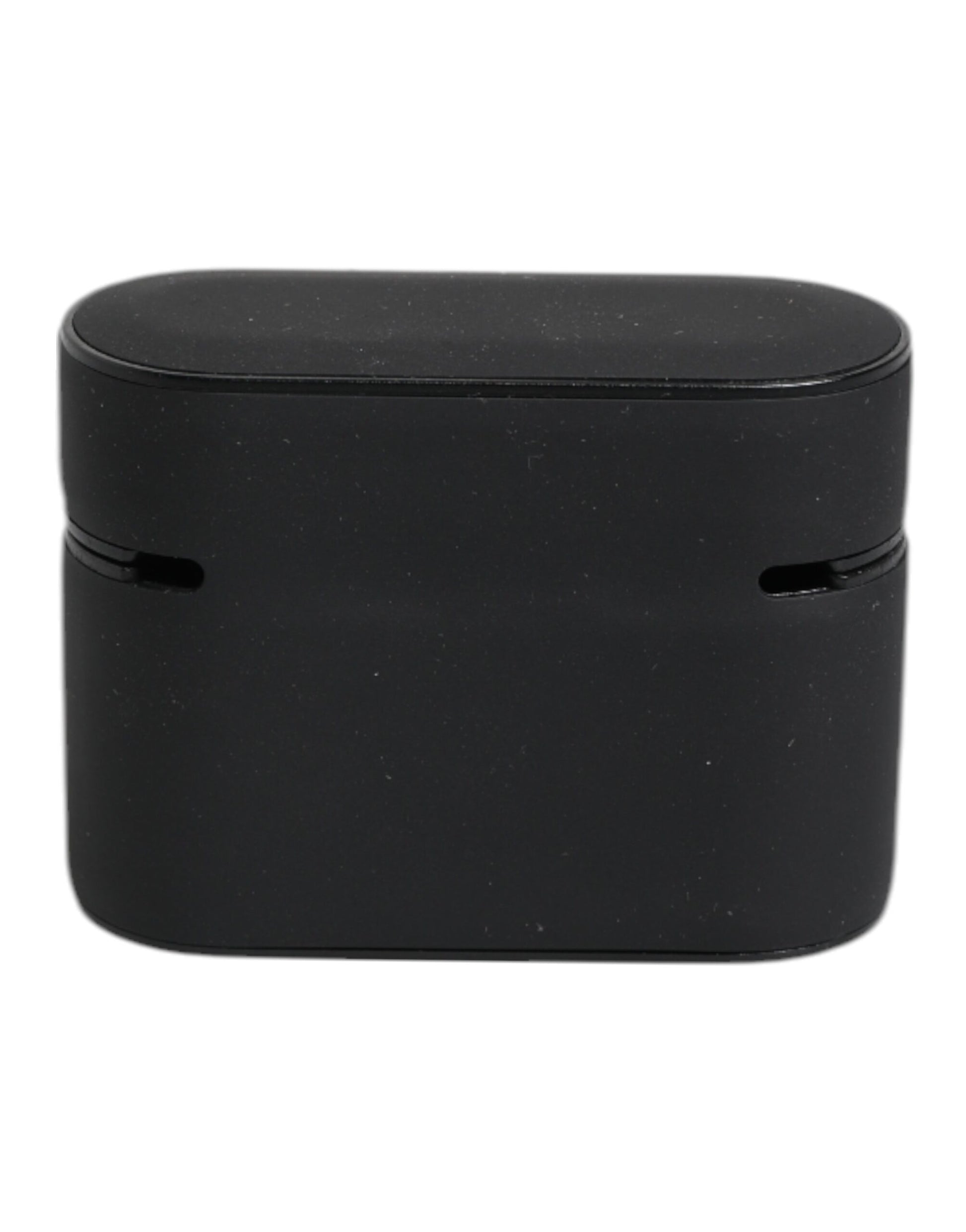 Black Orange Silicone Embossed Logo Airpods Case