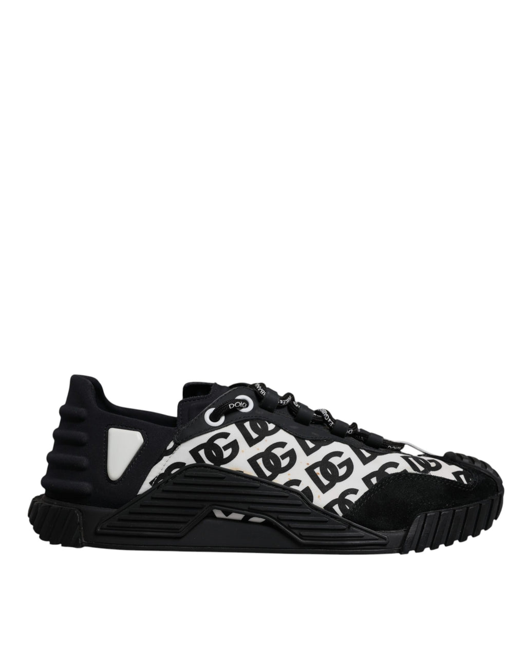 Black Logo Lace Up Low Top NS1 Sneakers Shoes