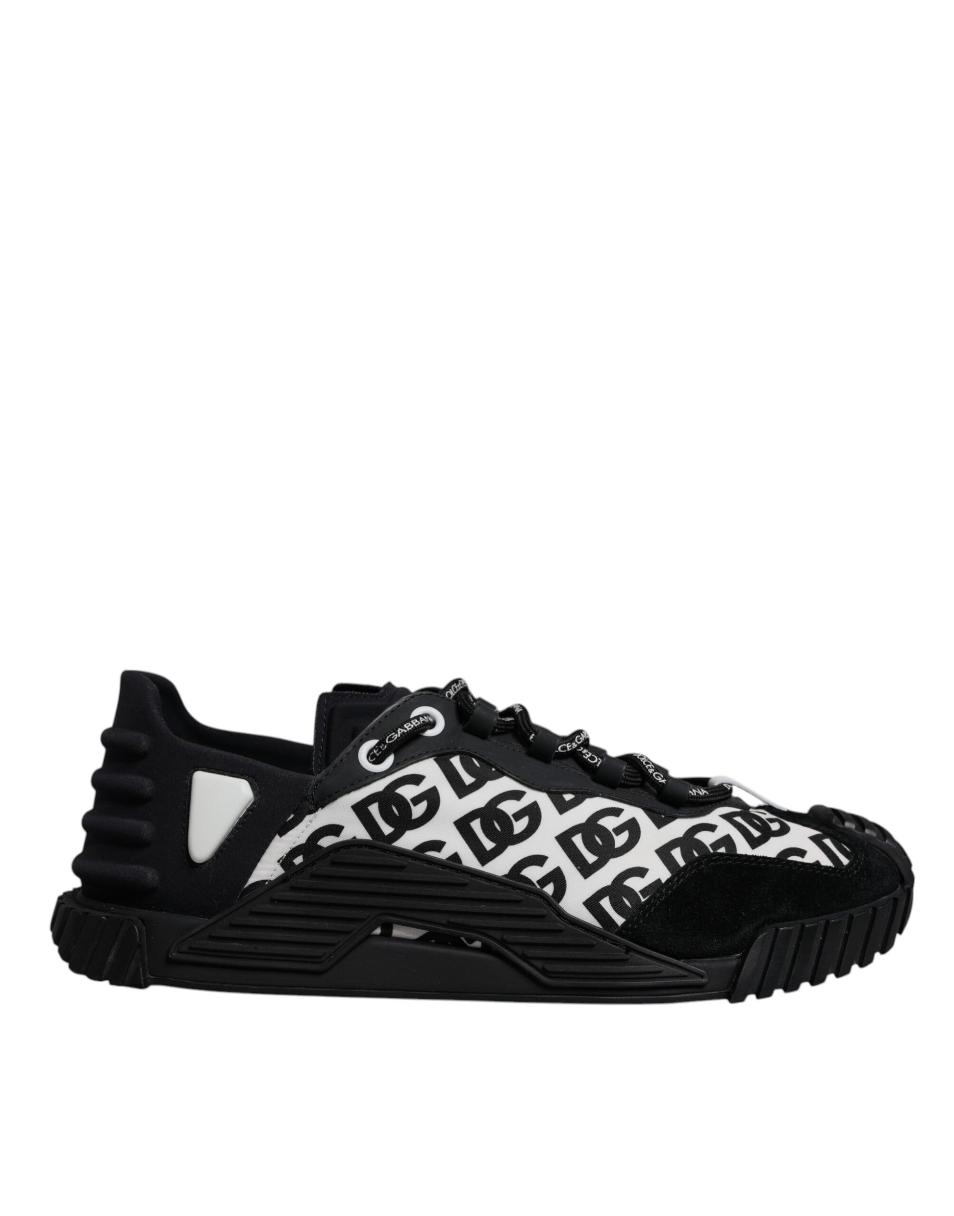 Black Logo Lace Up Low Top NS1 Sneakers Shoes