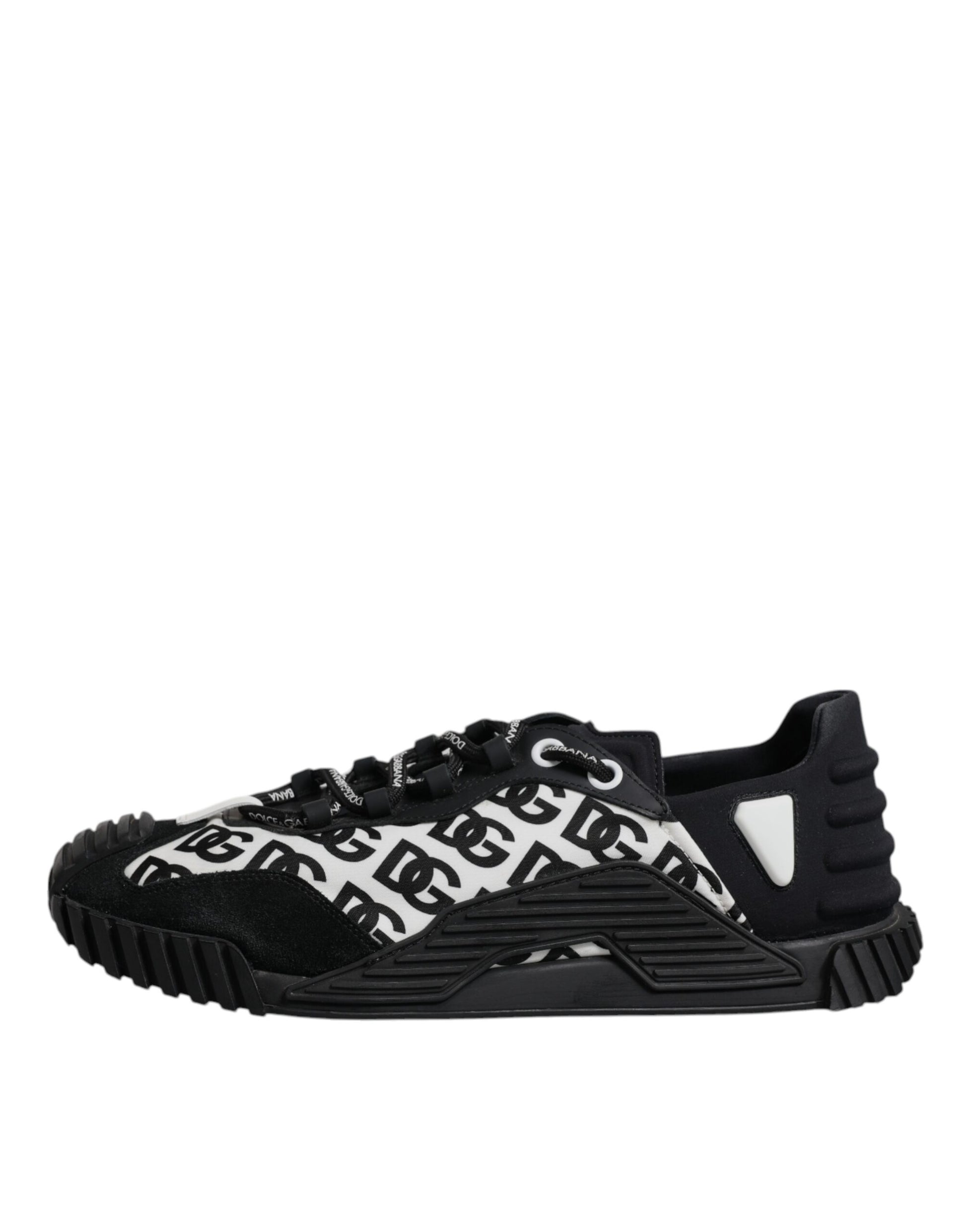 Black Logo Lace Up Low Top NS1 Sneakers Shoes