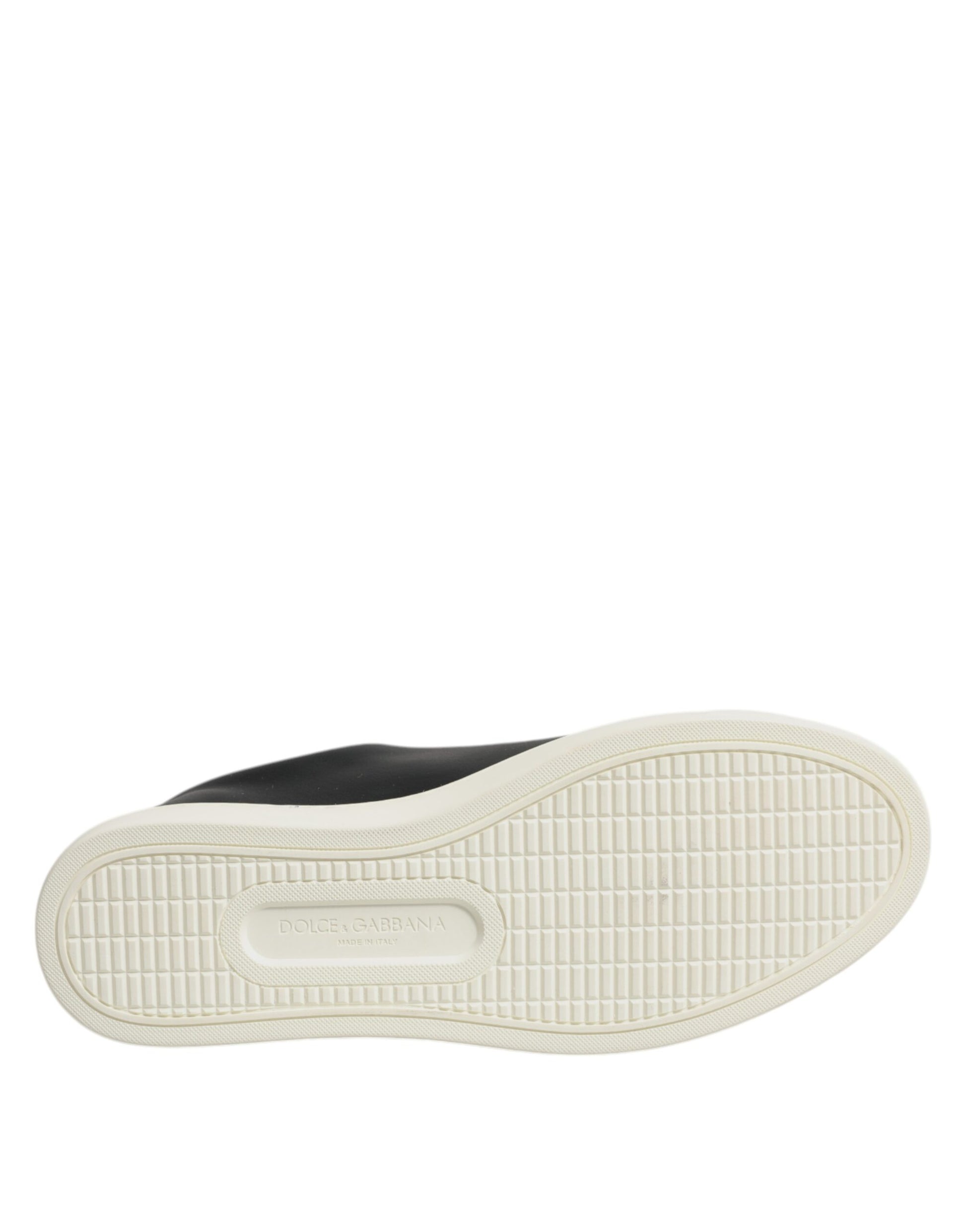 Black Leather Gold Red Heart Sneakers Shoes