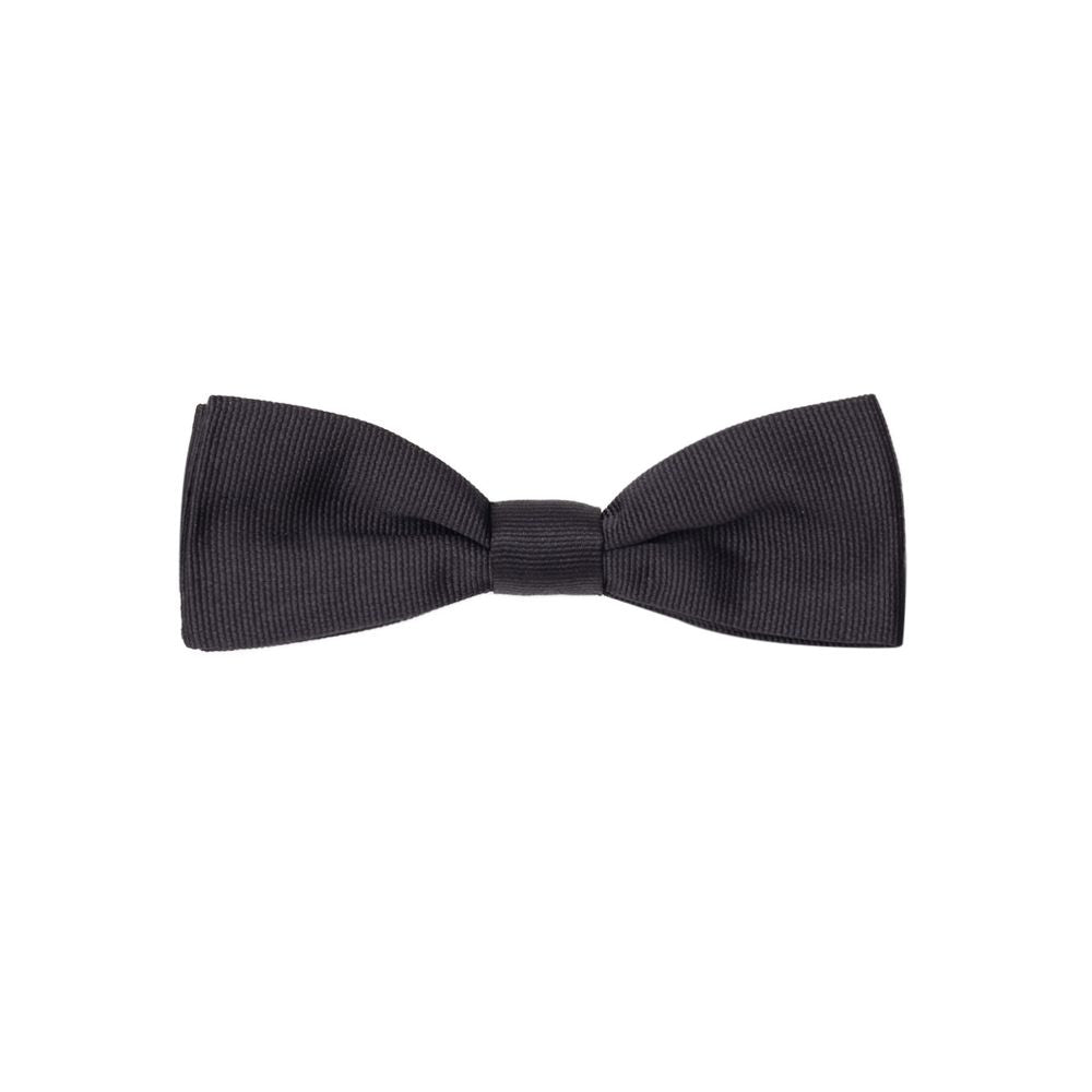 Black Silk Bowtie