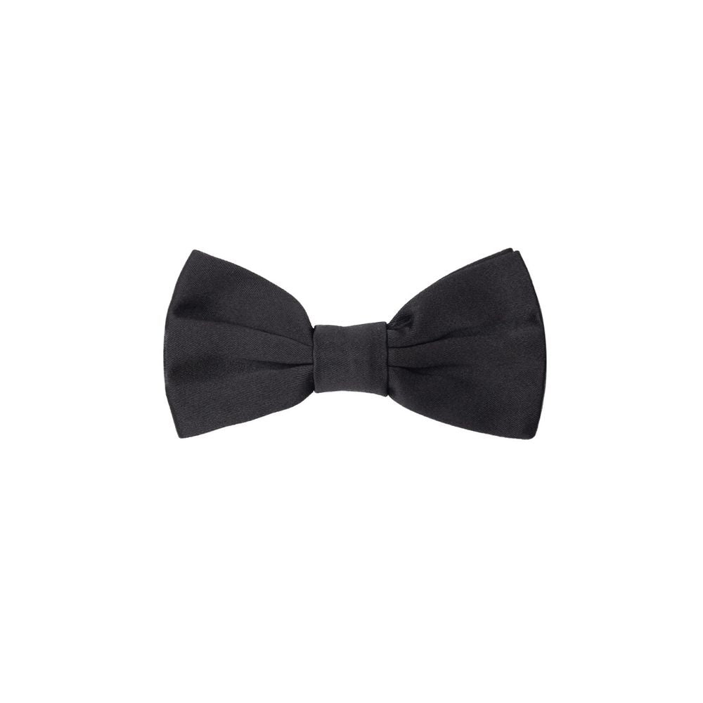 Black Silk Bowtie