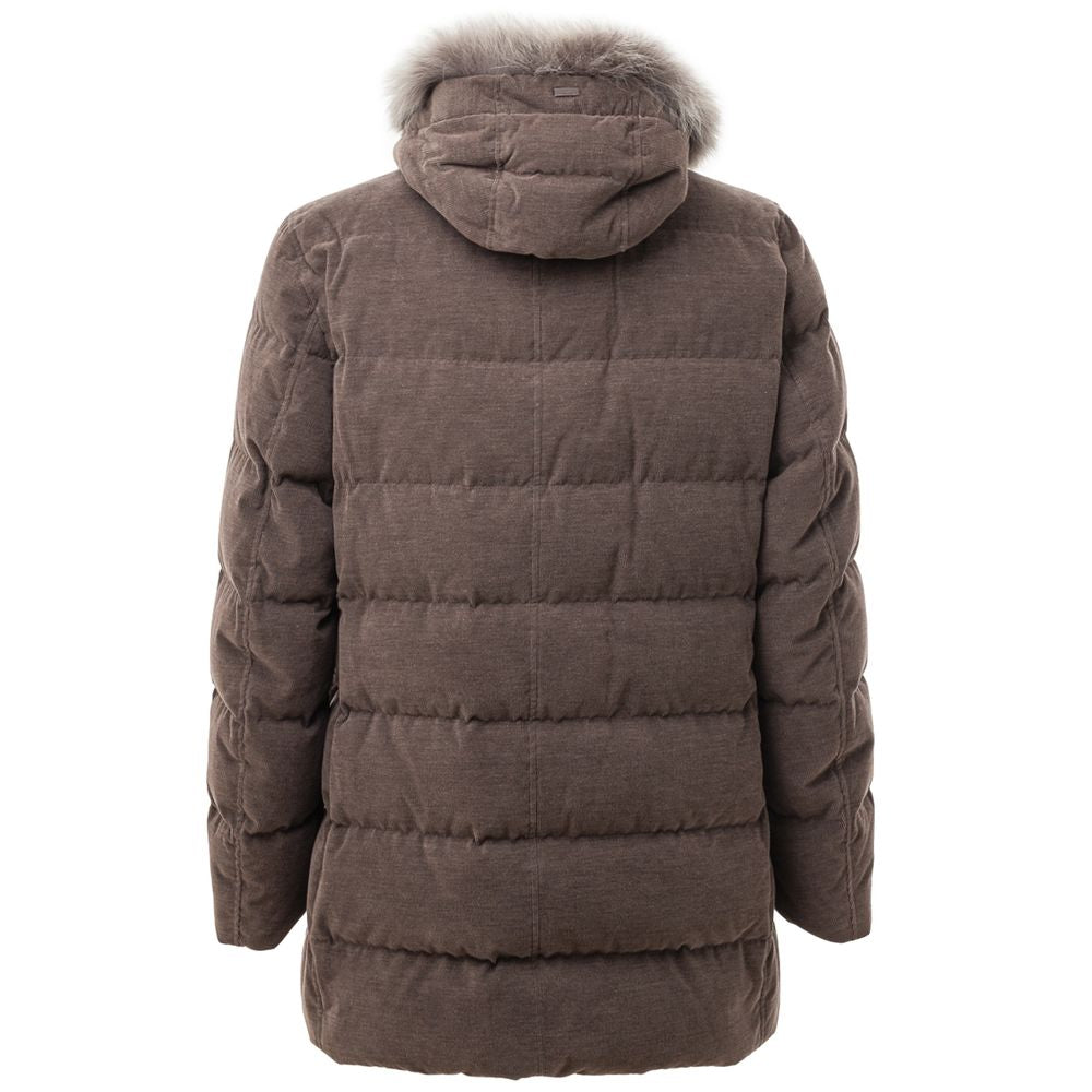 Brown Cotton Bomber