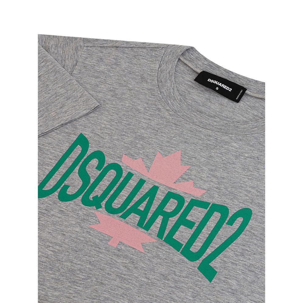 Gray Cotton T-Shirt