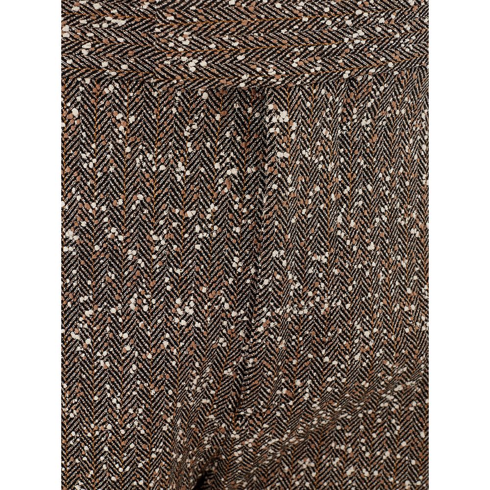 Multicolor Viscose Casual Pants